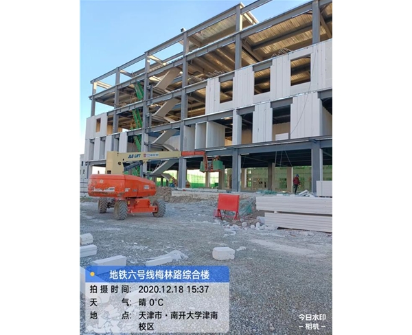 地铁六号线梅林路综合楼ALC板工程